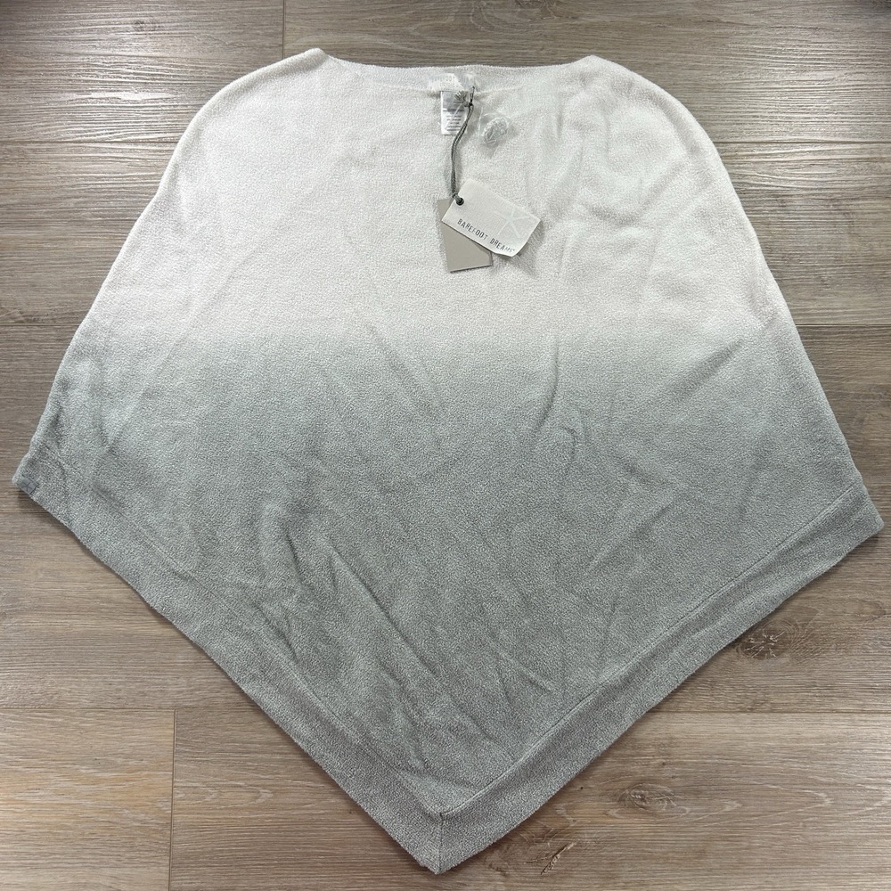 NWT Barefoot Dreams Cozy Chic Ultra Lite Ocean Breeze Poncho Ombre Waterfall OS